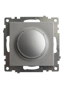Выключатель диммирующий TRIAC(механизм), STEKKER GLS10-7106-03, 250V, 500W, серия Катрин, серебро