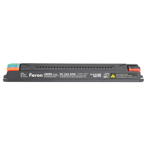Трансформатор для светодиодной ленты с диммированием 60W 24V IP20 , клипсы, LB006 Трансформатор для светодиодной ленты с диммированием 60W 24V IP20 , клипсы, LB006