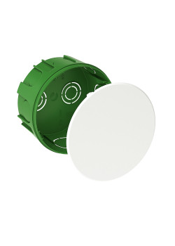 MULTIBOX Коробка распред. D100x50 мм д/сплошных стен, с крышкой D107 мм