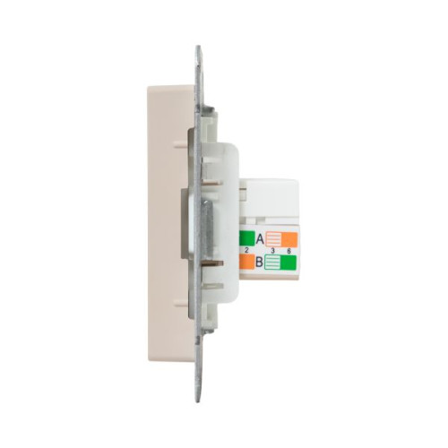 Механизм роз., RJ45 (cat5), крем., Эпика EKF