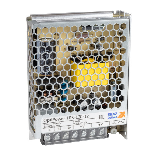 Блок питания панельный OptiPower LRS 120-12 10A