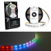 Светодиодная LED лента Feron LS606, 60SMD(5050)/m 14.4W/m 12V 5m RGB c адаптером с вилкой, контроллером с пультом в комплекте Светодиодная LED лента Feron LS606, 60SMD(5050)/m 14.4W/m 12V 5m RGB c адаптером с вилкой, контроллером с пультом в комплекте