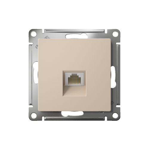 ATLASDESIGN РОЗЕТКА компьютерная RJ45 кат. 6A, механизм, ПЕСОЧНЫЙ ATLASDESIGN РОЗЕТКА компьютерная RJ45 кат. 6A, механизм, ПЕСОЧНЫЙ