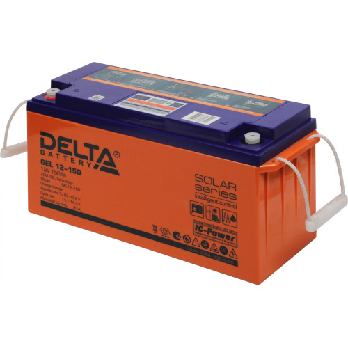 Battery Delta GEL 12-150, voltage 12V, capacity 150Ah, 484х170х241mm Battery Delta GEL 12-150, voltage 12V, capacity 150Ah, 484х170х241mm