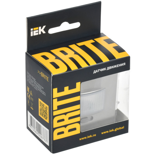 BRITE Датчик движения ДС10-1-БрС сталь IEK