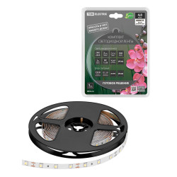 Комплект светодиодной ленты SMD2835-60 LED/м-12 В-4,8 Вт/м-IP20-6000 К (5 м), 24 Вт TDM