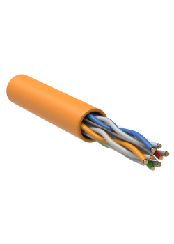 ITK Витая пара U/UTP 6 4х2х23AWG LSZH оранжевый (305м) РФ/Т
