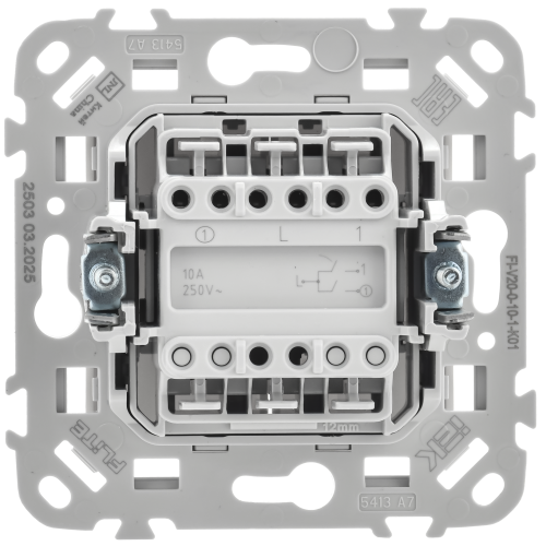 FLITE Выключатель 2-клавишный 10А ВС12-1-0-ФлБ белый IEK FLITE Выключатель 2-клавишный 10А ВС12-1-0-ФлБ белый IEK