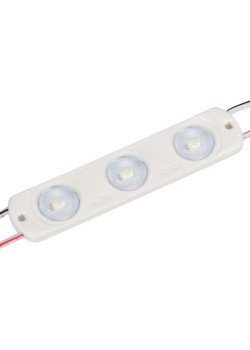 Модуль светодиодный герметичный CRAFT-2835-3-12V White 170deg 1.2Вт IP67 80х17.5мм закрытый (уп.100шт) Arlight 024839