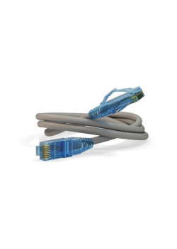 Патч-корд PC-LPM-UTP-RJ45-RJ45-C6-0.5M-LSZH-GY U/UTP кат.6 LSZH 0.5м сер. Hyperline 42235