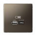 ARTGALLERY USB РОЗЕТКА A + тип-C 45Вт высокоскор.заряд. QC, PD, механизм, МОККО ARTGALLERY USB РОЗЕТКА A + тип-C 45Вт высокоскор.заряд. QC, PD, механизм, МОККО