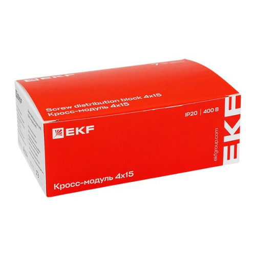 Шина нулевая в корпусе (4x15) EKF Шина нулевая в корпусе (4x15) EKF