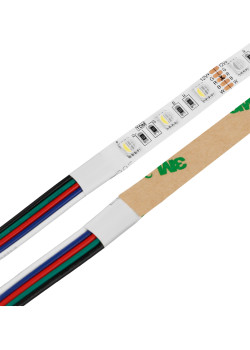 Лента светодиодная SMD5050-60 LED/м-IP20-12 В-10 Вт/м-RGBW (4 в 1), (5 м) TDM