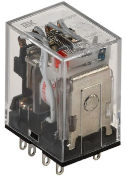 Реле РЭК 78-4(MY4) 3А 230В AC с индикацией IEK RRP20-4-03-220A-LED