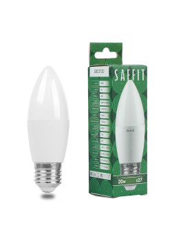 Лампа светодиодная SAFFIT SBC3720 Свеча E27 20W 230V 4000K