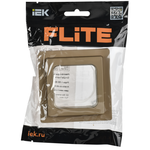FLITE Рамка 1-местная IP55 Рпро-1-55-ФлХ хаки IEK FLITE Рамка 1-местная IP55 Рпро-1-55-ФлХ хаки IEK