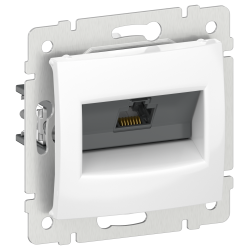 IEKVALENA Розетка компьютерная RJ45 категория 5Е UTP 6942861 белый IEK