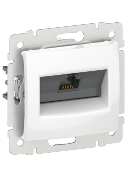 IEKVALENA Розетка компьютерная RJ45 категория 5Е UTP 6942861 белый IEK