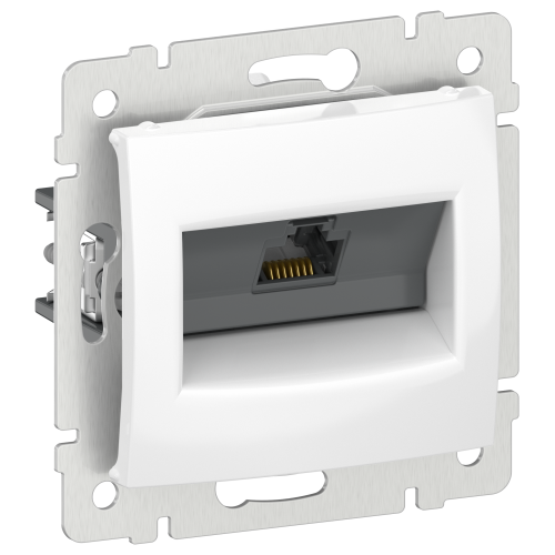 IEKVALENA Розетка компьютерная RJ45 категория 5Е UTP 6942861 белый IEK