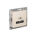 ATLASDESIGN USB РОЗЕТКА тип-С 65Вт высокоскор.заряд. QC, PD, механизм, БЕЖЕВЫЙ ATLASDESIGN USB РОЗЕТКА тип-С 65Вт высокоскор.заряд. QC, PD, механизм, БЕЖЕВЫЙ