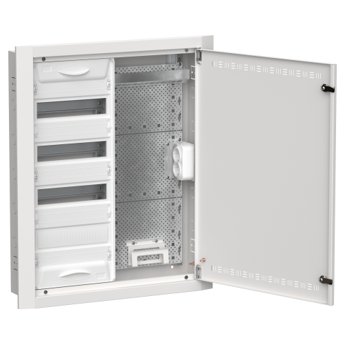 TITAN 5 Корпус комбинированный ЩРв-48 (2х48) 755х625х130мм IP30 белый IEK