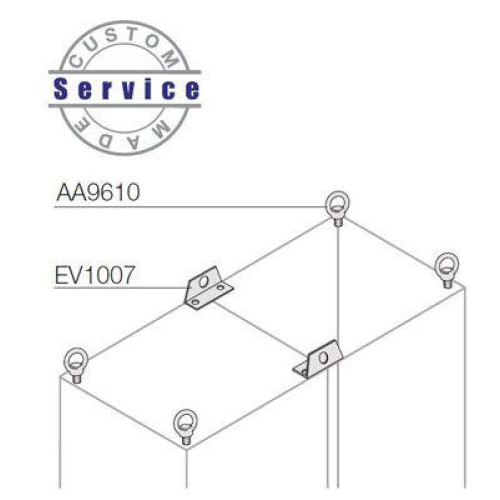 Комплект петель для подъема шкафа (уп.4 шт) ABB AA9610