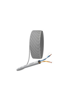 Кабель витая пара U/UTP кат.5E 2х2х24AWG solid CU PVC сер. (м) Эра Б0044428