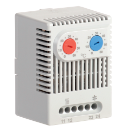 Термостат двухканальный УККт от 0 до +60°C NO+NC IEK