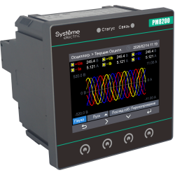 Счётчик электрической энергии 5A (0,2S), 4DI+2DO, RS-485, 2*Ethernet, RJ45