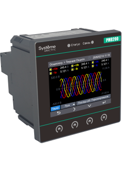 Счётчик электрической энергии 5A (0,2S), 4DI+2DO, RS-485, 2*Ethernet, RJ45