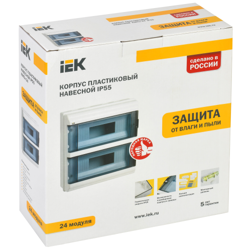 KREPTA 5 Корпус пластиковый КМПн-24 IP55 IEK