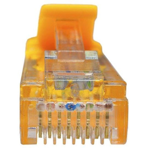Патч-корд Suprlan 10-0162 UTP RJ-45 вил.-вилка RJ-45 кат.5E 1м желтый LSZH 26AWG