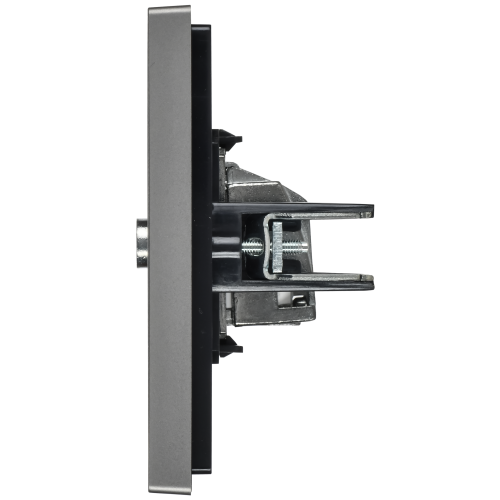 FORTE&PIANO Розетка TV оконечная FP528 сталь IEK
