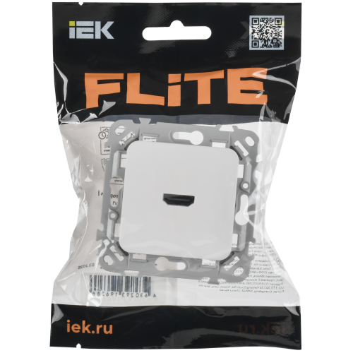 FLITE Розетка HDMI РШДМА-ФлБ белый IEK