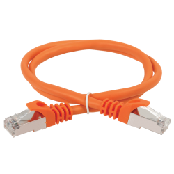 ITK Коммутационный шнур (патч-корд), кат.5Е FTP, 1м, оранжевый