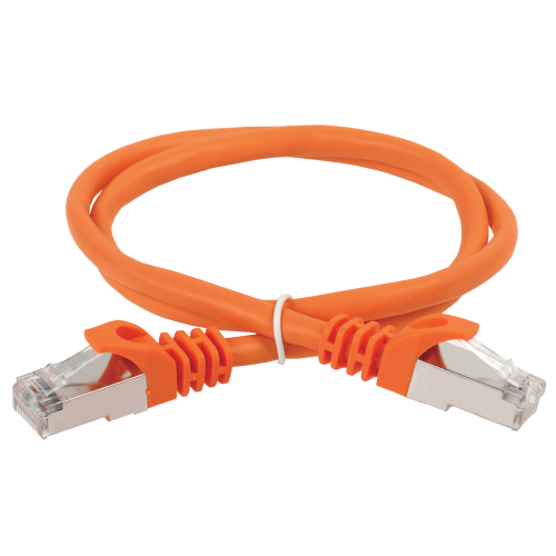 ITK Коммутационный шнур (патч-корд), кат.5Е FTP, 1м, оранжевый