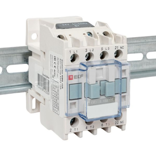 Контактор КМЭ-1 12А 1NC 24В AC EKF Контактор КМЭ-1 12А 1NC 24В AC EKF