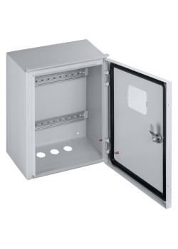 Корпус металлический ЩУ-МП (370х325х180) с окном IP54 Народный эконом