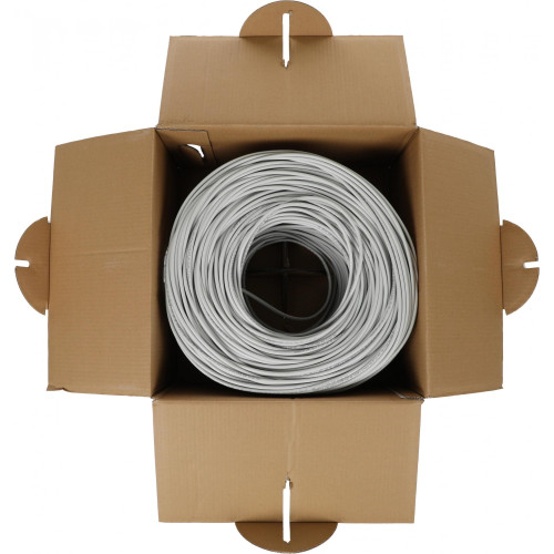 Кабель информационный ITK Generica BC1-C5E04-311-305-G кат.5E FTP 4 пары 24AWG PVC внутренний 305м серый