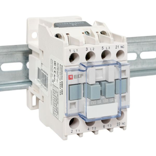 Контактор КМЭ-1 18А 1NC 110В AC EKF Контактор КМЭ-1 18А 1NC 110В AC EKF