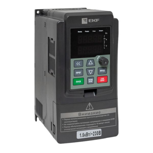 Преобразователь частоты 1,5/2,2кВт 1x230В VECTOR-100 EKF