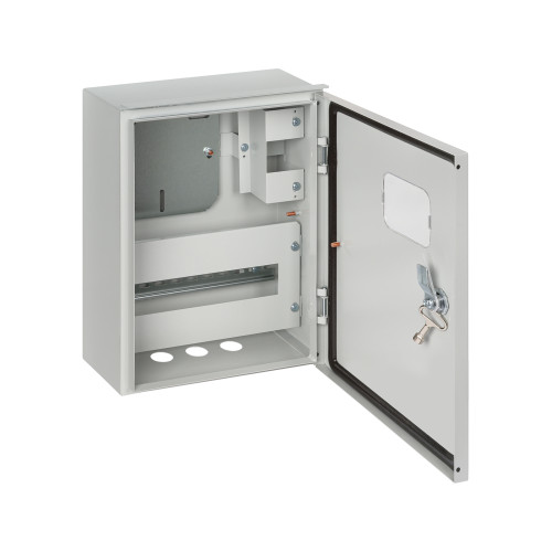 Корпус металлический ЩУРН-1/12, 400х315х165 мм, IP54, RAL7035 светло-серый LITE