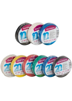 Изолента ПВХ 19мм (рул.20м) 71 689 OIT-B19-20/WH бел. ОНЛАЙТ 71689