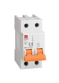 Выключатель автоматический модульный 2п C 4А 6кА BKN LS Electric 061205338B