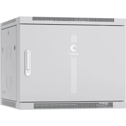 Шкаф коммутационный Cabeus (SH-05F-9U60/60M) настенный 9U 600x600мм пер.дв.металл 60кг серый 540мм 22.5кг 501мм IP20 сталь