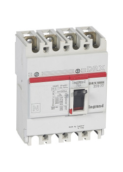Drx125 фиксированный 75a 4p 36кА