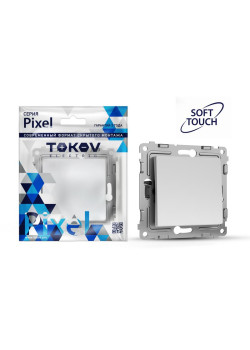 Переключатель перекрестный 1-кл. СП Pixel IP20 механизм айс TOKOV ELECTRIC TKE-PX-P1R-C34