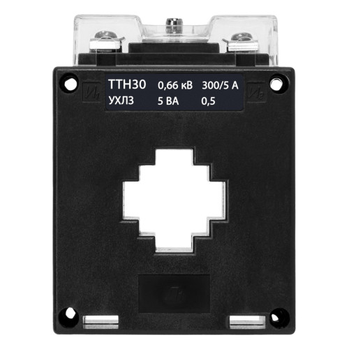 Трансформатор тока измерительный ТТН 30/300/5- 5VA/0,5-Р TDM Трансформатор тока измерительный ТТН 30/300/5- 5VA/0,5-Р TDM