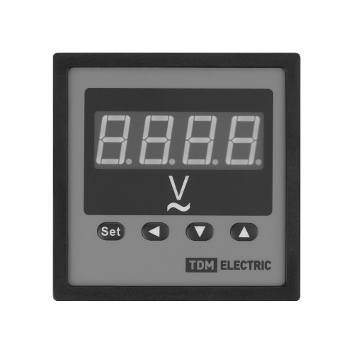 Цифровой вольтметр ЦП-В72 0-9999В-0,5-Р TDM Цифровой вольтметр ЦП-В72 0-9999В-0,5-Р TDM