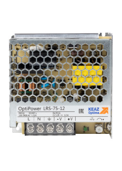 Блок питания панельный OptiPower LRS 75-12 6A